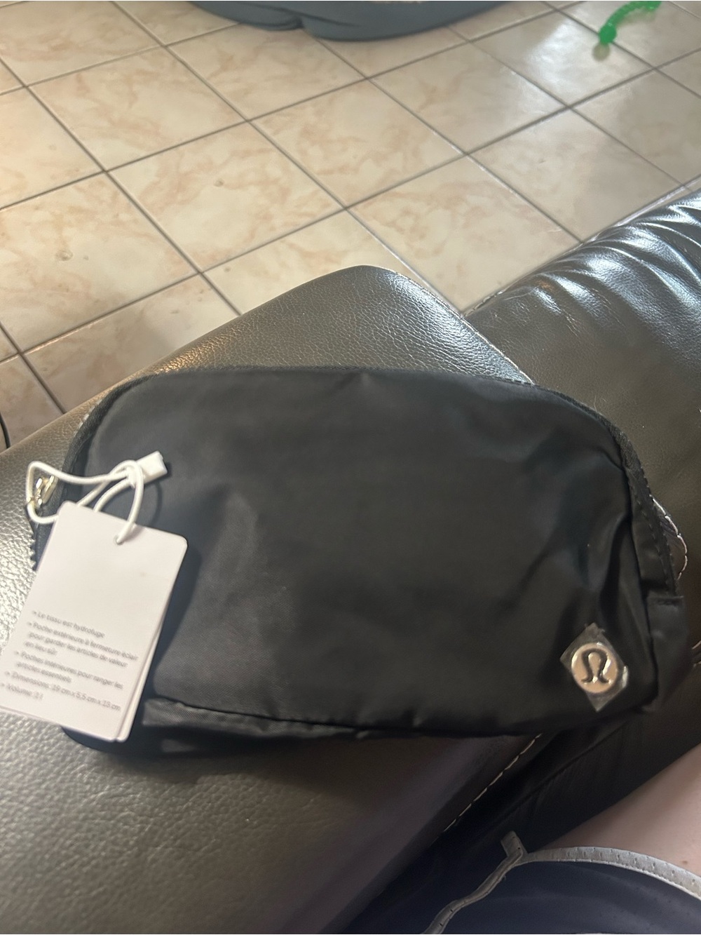 Lululemon Black Zip Pouch